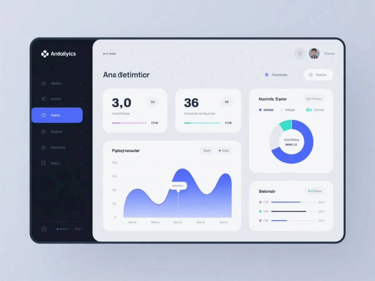 数据分析界面示意图
